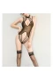 Halter Deep V-neck Sexy See Through Bodysuit Lingerie