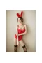 Bunny Costume Sexy for Women Rabbit Costume Red