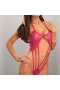 Three-Point Lace One-Piece Sexy Lingerie Red