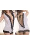 Women's Sexy Lace Lingerie Teddy One Piece Bodysuit White